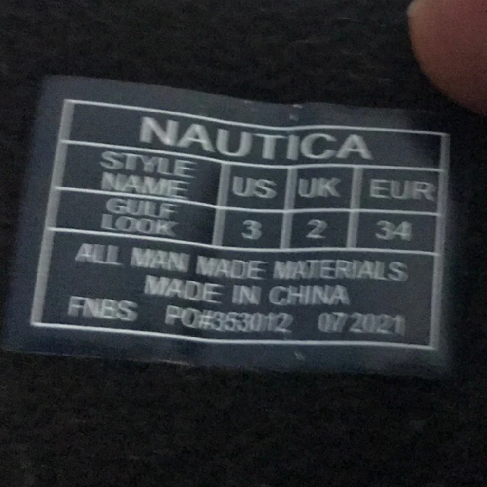 Nautica Boys Gulf Look Comfort Dress Or Casual Shoes Size 3 #353012